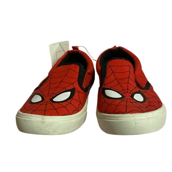 Marvel Spider-Man Slip-On Shoes Youth Size 1 –New With Tags– Kids Casual Sneaker - Picture 4 of 6